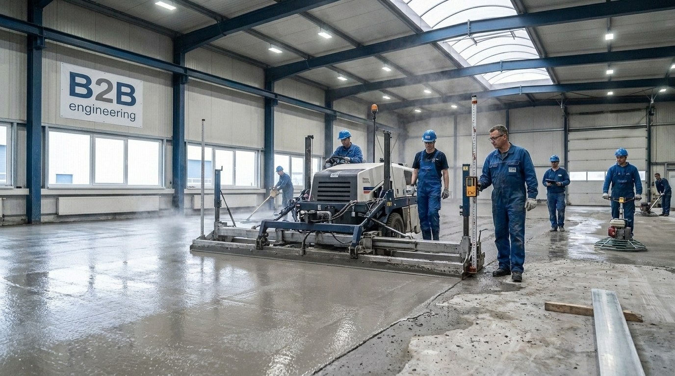 FM2 vs. FM3 Industrieboden für Stahlhallen: Ebenheitsklassen, Kosten und die richtige Wahl