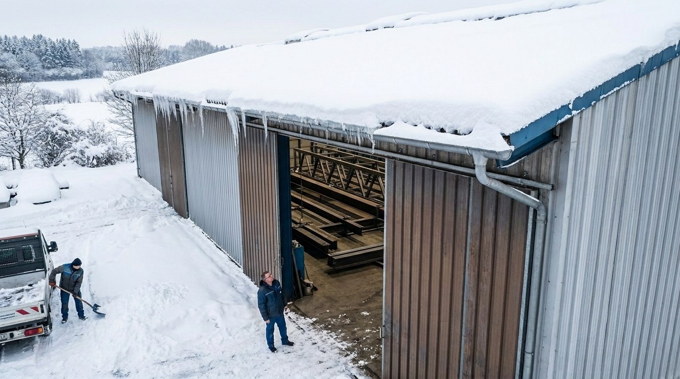 Schneelastzonen Deutschland 2026: Karte, sk-Werte und Preisauswirkungen auf Stahlhallen