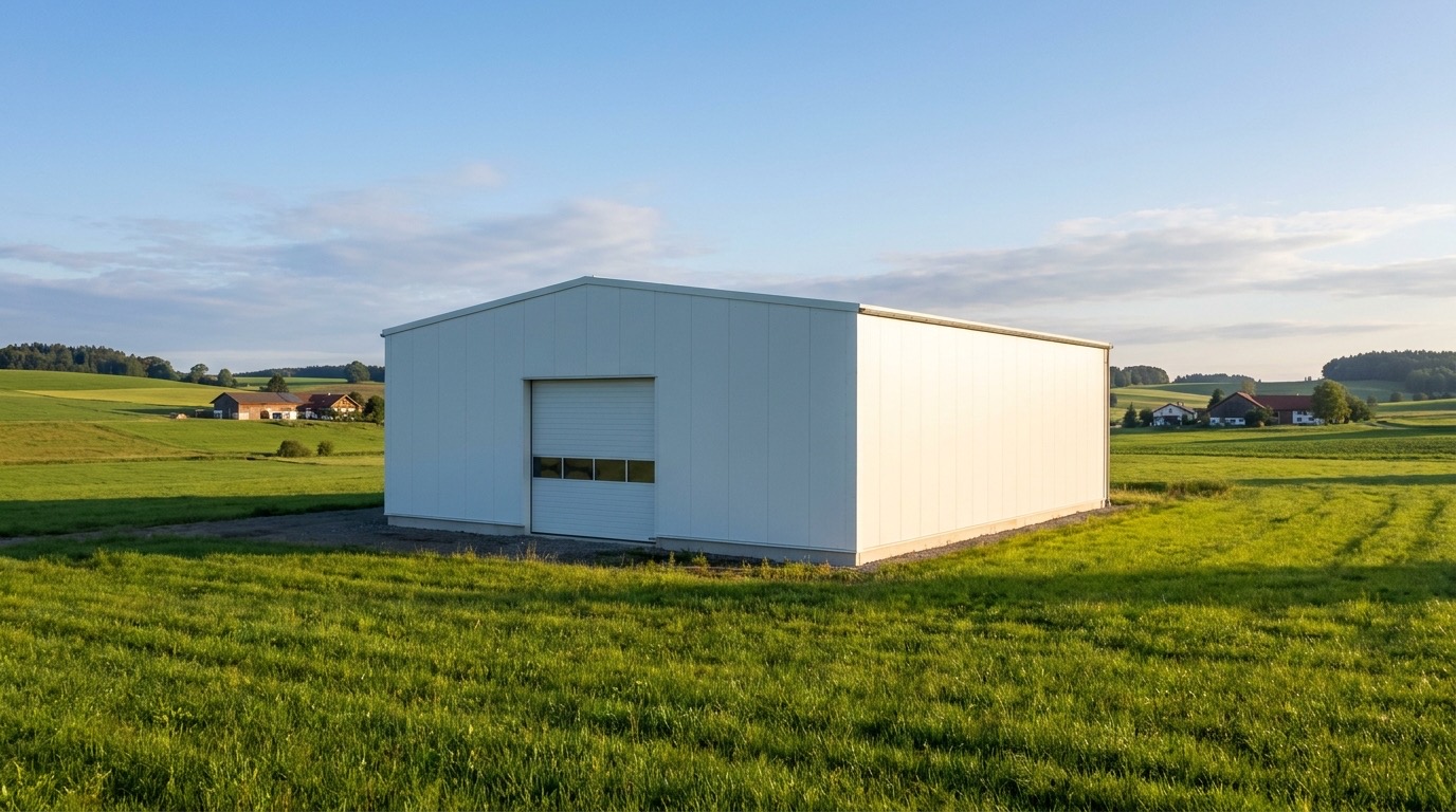 Stahlhalle 500 m² Preis 2026 — komplette Kalkulation Schritt-für-Schritt