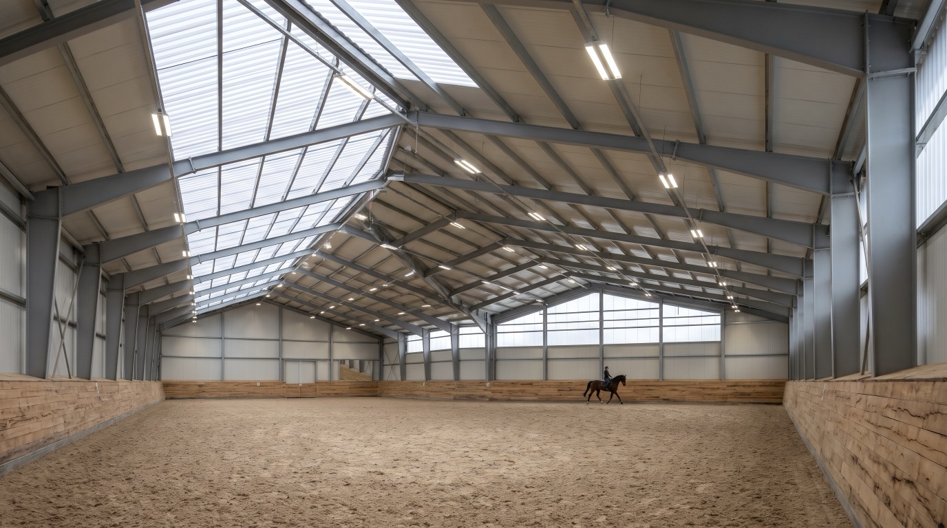 Ridehall pris: hva koster en ridehall på 20×40 og 20×60 meter?