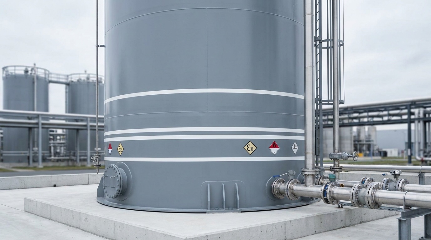 Stahltanks auf Maß aus Polen — Drucktank Edelstahl AISI 316L für Pharmazie und Chemie