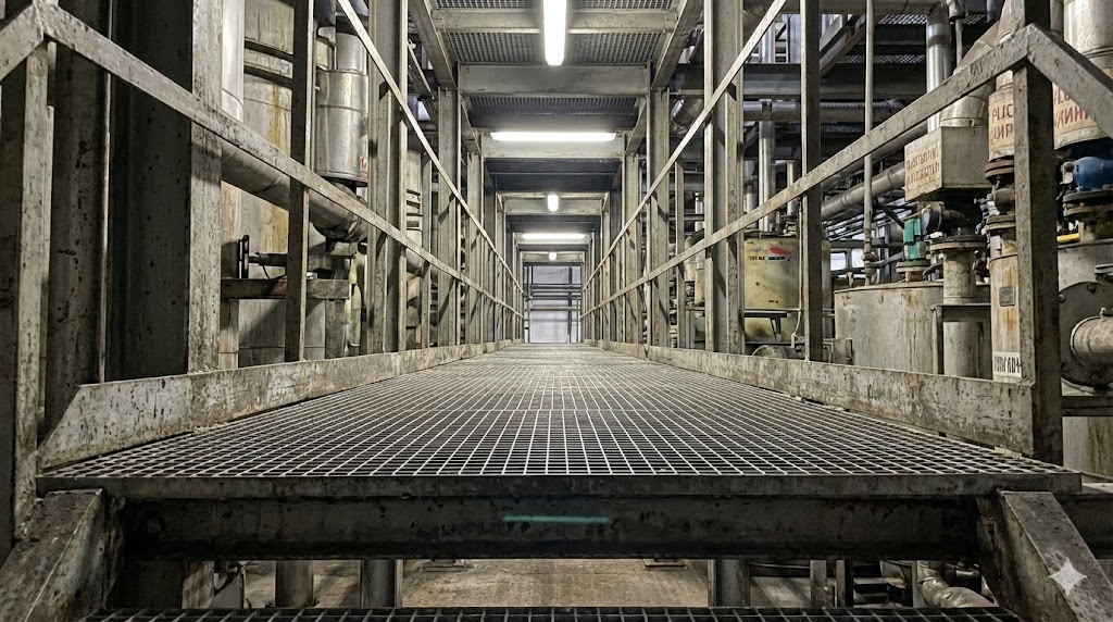 Podesty stalowe przemysłowe obsługowe — realizacja SmartHalls