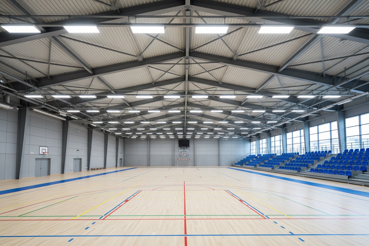 Sporthallar — Multifunktionell sporthall — 2 400 m²